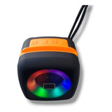 Bocina Inalámbrica Cuadrada Bluetooth Luces Rgb Km-d9 T&n