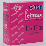 Feimax Gasa Caja Nº5 10x10 10 Trozos Por Sobre 10 Sobres