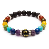 Manilla 7 Chakras Pulsera Hombre Mujer Brazalete Equilibrio 