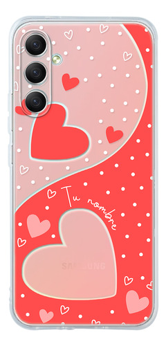 Funda Para Galaxy Para Mujer Corazones Con Tu Nombre