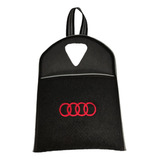 Lixeira Porta Objeto Cambio Carro Bordado Logo Marca Audi