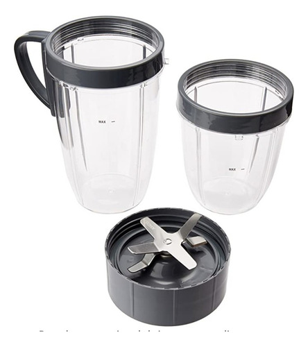 Kit Vasos, Aspa Y Tapas Deluxe Nutribullet 5 Piezas