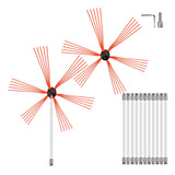 Vevor Cepillo De Limpieza De Chimeneas Kit Deshollinador 12m