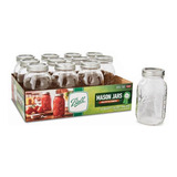 Mason Jar Ball Frasco Boca Regular 32oz 12 Pack  Cocina