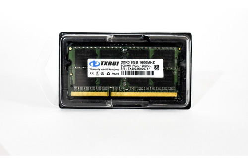 Memoria Ram Soddr3 8gb 1600 Mhz  - Laptop