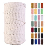 Macrame Cord 3mm X 109yards,colored Cotton Rope Colorfu...