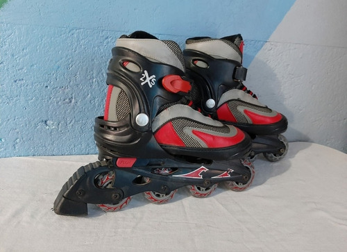 Patines Lineales De 4 Ruedas, 2xs Con Freno De Talón 