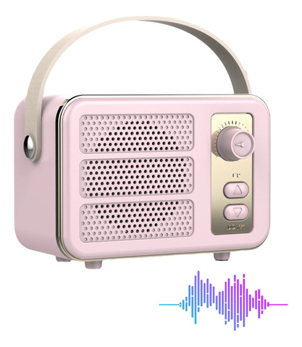 Bocina Bluetooth Retro Radio Recargable Bocinas Portátil