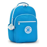 Mochila Kipling Seoul Fc Eager Blue Fun 100% Original