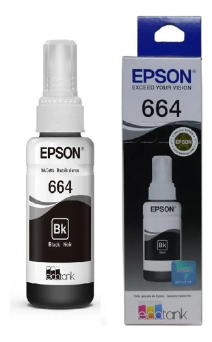  Tinta Negra Epson Original 664, L565 L575 L375 L495 L380