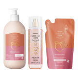 Combo Boticário Pessegura Creme Corporal Refil | Body Splash