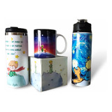 Termo+cilindro+taza El Principito Personalizado