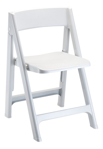 Cadeira Dobrável Branca Plástico Suporta 100kg Agraplast1014 Cor Da Estrutura Da Cadeira Branco Cor Do Assento Branco