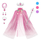 Disfraz De Princesa Frozen Elsa Niña Vestido De Colores