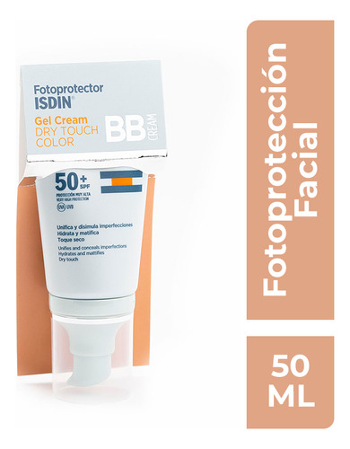 Fotoprotector Gel Crema Toque Seco Fps50+ C/s Color Isdin