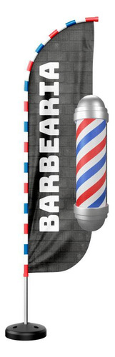 Wind Banner 3d Kit Completo Barbearia Dupla Face Modelos