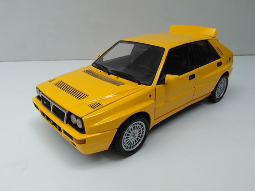 Miniatura Lancia Delta Hf Gialla 1:18 Kyosho Na Caixa