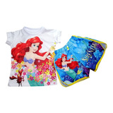 Conjunto Deportivo Para Niñas De La Sirenita Ariel - H