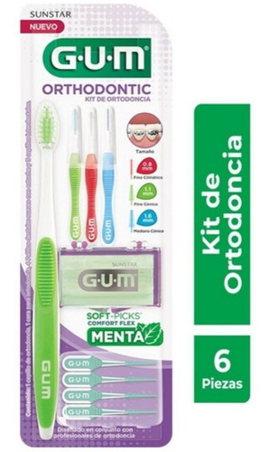 Kit De Ortodoncia Gum Con 6 Piezas