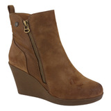 Botin Chalada Mujer Wedge-41 Camel Casual