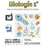 Planeación Biología 1° De Secundaria Por Proyectos (2023)