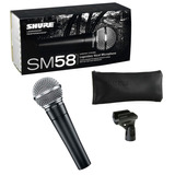 Microfono Dinamico Shure Sm58 Original Con Funda - Cuo
