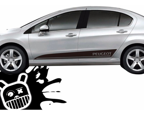 Calco, Ploteo Decorativo Lateral Quake Peugeot 408 !