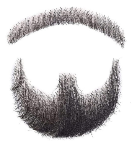 Xx Barba Falsa Realista 100% Cabello Humano Para Fiesta