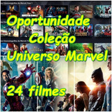 #coleção Universo Marvel Completa 3 Fases 24 Filmes Download
