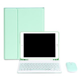 Funda Con Teclado Y Ratón For iPad 9 Y iPad 8 De 10,2