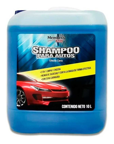 Shampoo Jabón Para Auto Efecto Cera 10 Litros Mc Msi