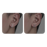 2 Pares De Pendientes Punk Para Hombre, Pendientes Dobles De