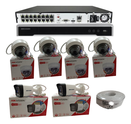 Kit Camaras De Seguridad Hikvision Ip 4mpx