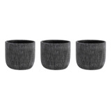 Kit Vaso Cachepot Decorativo Decoração Sala Escritório 3pçs