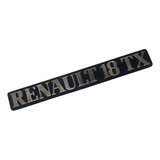 Insignia Emblema Renault 18 Tx Remato Con Detalle