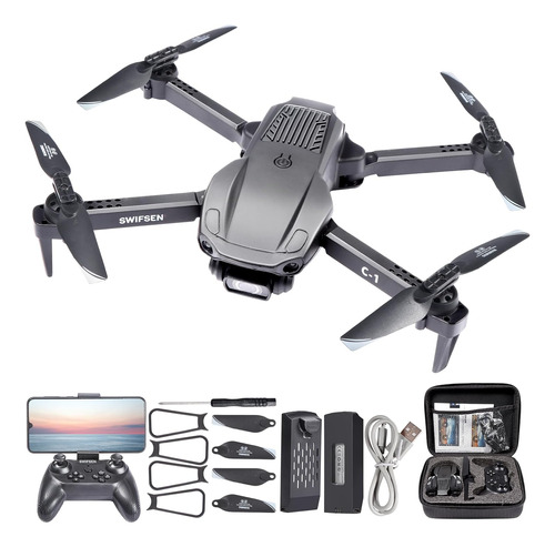 Mini Dron Swifsen Con Cámara, Retorno Automático, 1080p Hd F