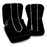 Conjunto Prata 925 Pulseira Tornozeleira Feminina Veneziana