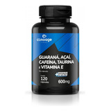 Guaraná Cafeína Açaí Taurina Vitam. E 600mg 120caps Clinoage