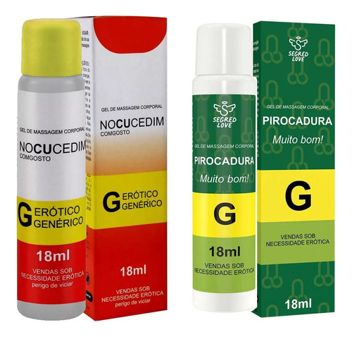 Retardante Masculino Pirocadura E Gel Anestésico Nocucedim Sabor Neutro