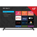 Smart Tv 43'' Full Hd Com Roku Tv 43s5135/78g Aoc Bivolt