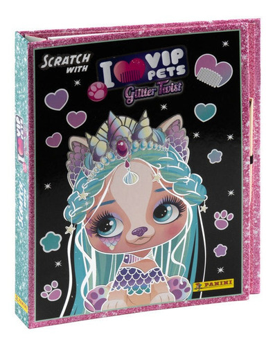 Vip Pets Scratch Book - Glitter Twist, De Annabel Mul·, Design Lab. Editorial Panini Infantil, Tapa Dura En Español