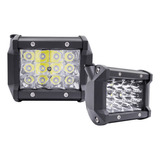 I O L 2 Barra Led Mini Faro 12 Led 3 Pulgada Luz Blanco Fija