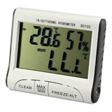 Reloj Higrometro Temperatura Humedad Alarma Int/ext Htc-2 