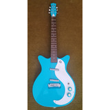Guitarra Danelectro 59m Nos+ - Azul Impecável 