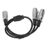 Cable Xlr Macho A Doble Xlr Hembra, Divisor Xlr Y De Baja Pé