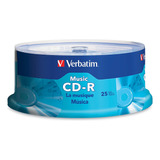 Cd-r De Música Verbatim, 80 Minutos, 700 Mb, Audio Grabable