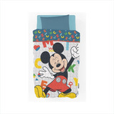 Cubrecama Cover Quilt Infantil Piñata 1 ½ Plaza - Mickey