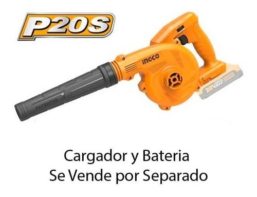 Soplador/aspirador Inalámbrico S/batería, S/ Cargador Ingco 