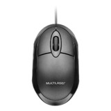 Mouse Multilaser Classic Usb Básico 1200 Dpi - Preto