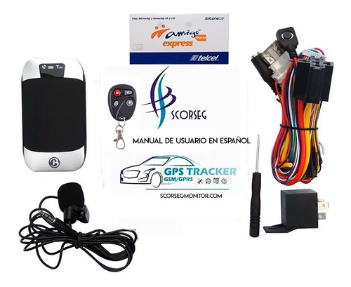 Gps 303g Localizador Plataforma Manual Español Chip Telcel